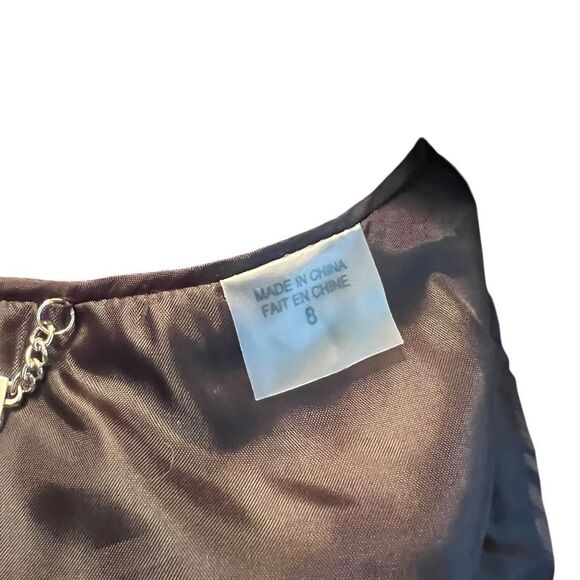 TanJay purple‎ patterned blazer. Size 8 - Picture 7 of 8